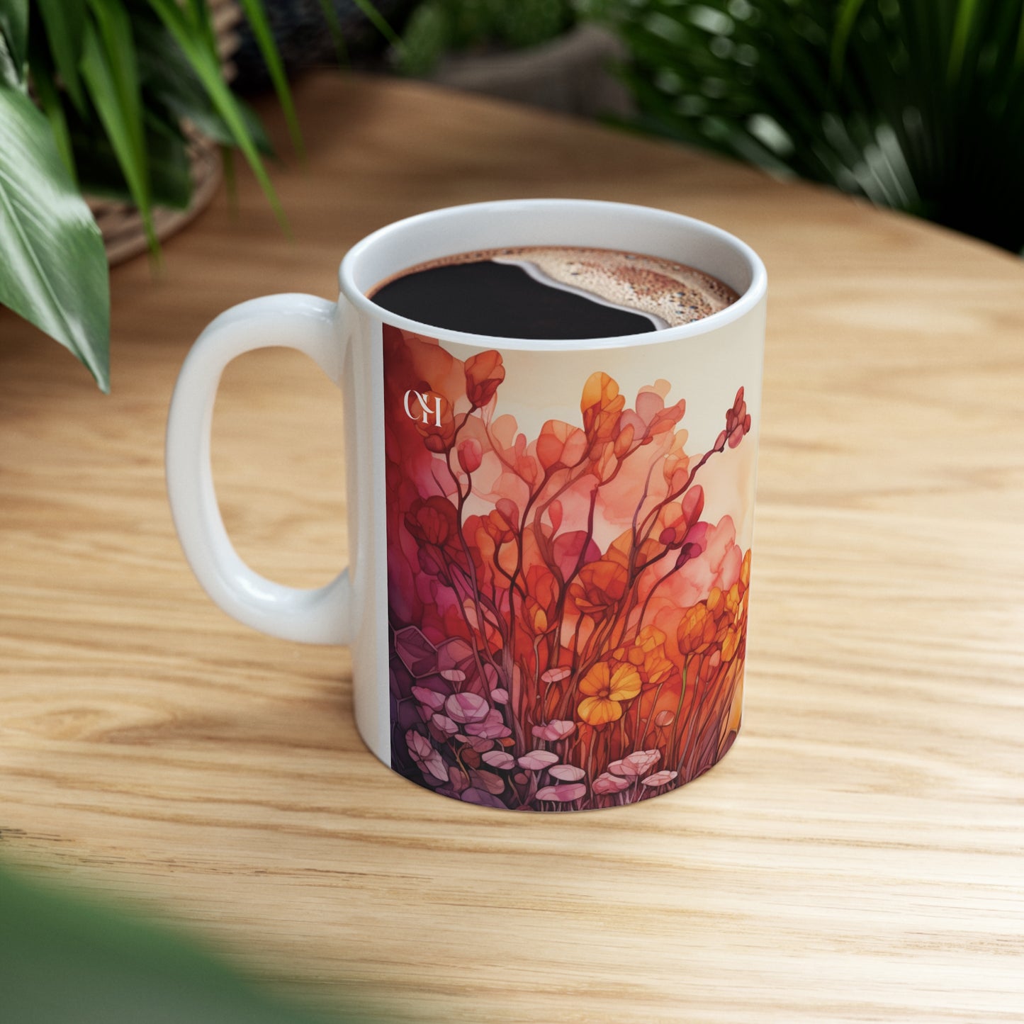 Chroma Mystic Ceramic Coffee Cup - Color Therapy Gift