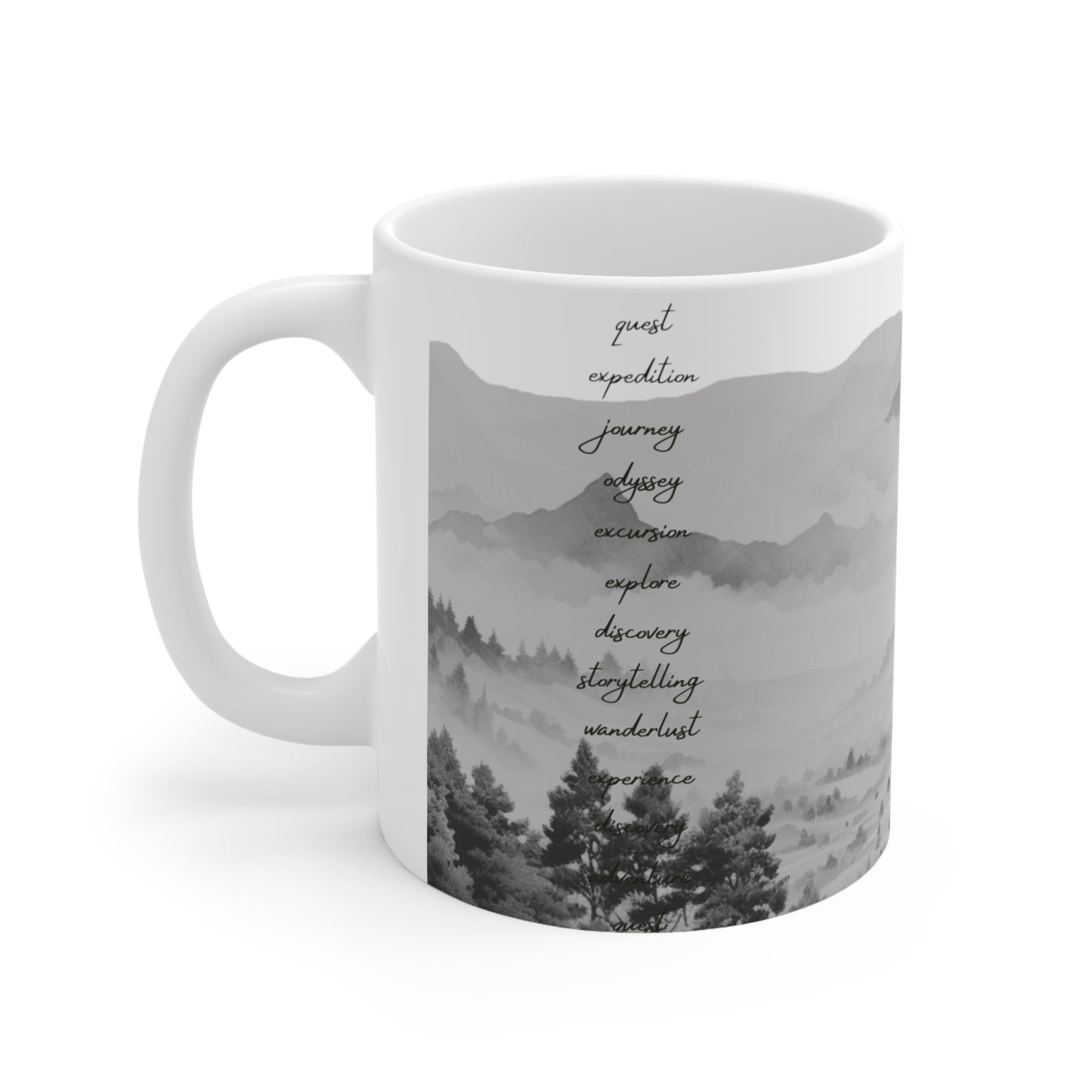 Halfling Adventurer Ceramic Coffee Cup - Creative Writing Storytelling Fantasy Mug for Enchanting Mornings