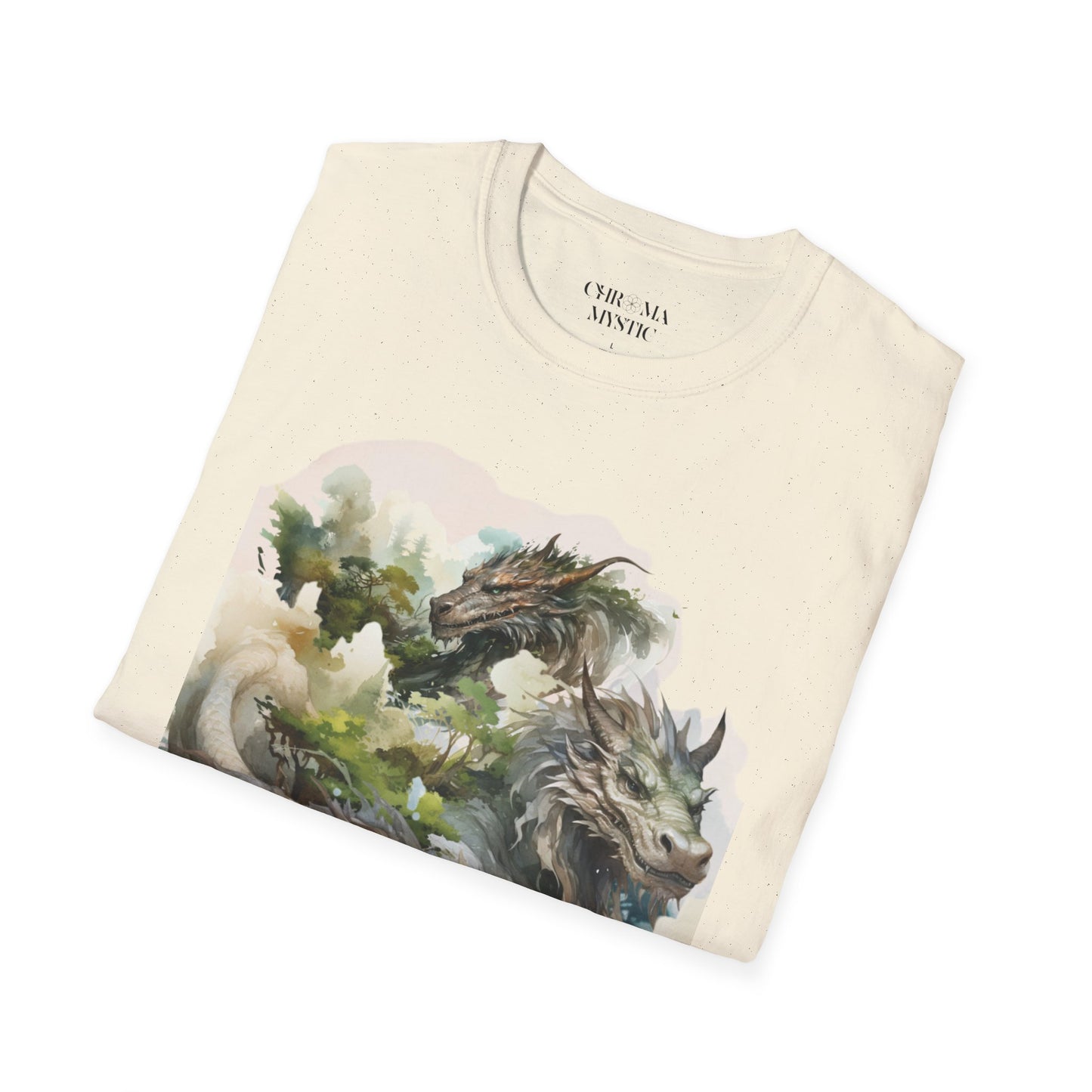 Wood Dragon T-Shirt - Non Binary Queer Threads by Chroma Mystic