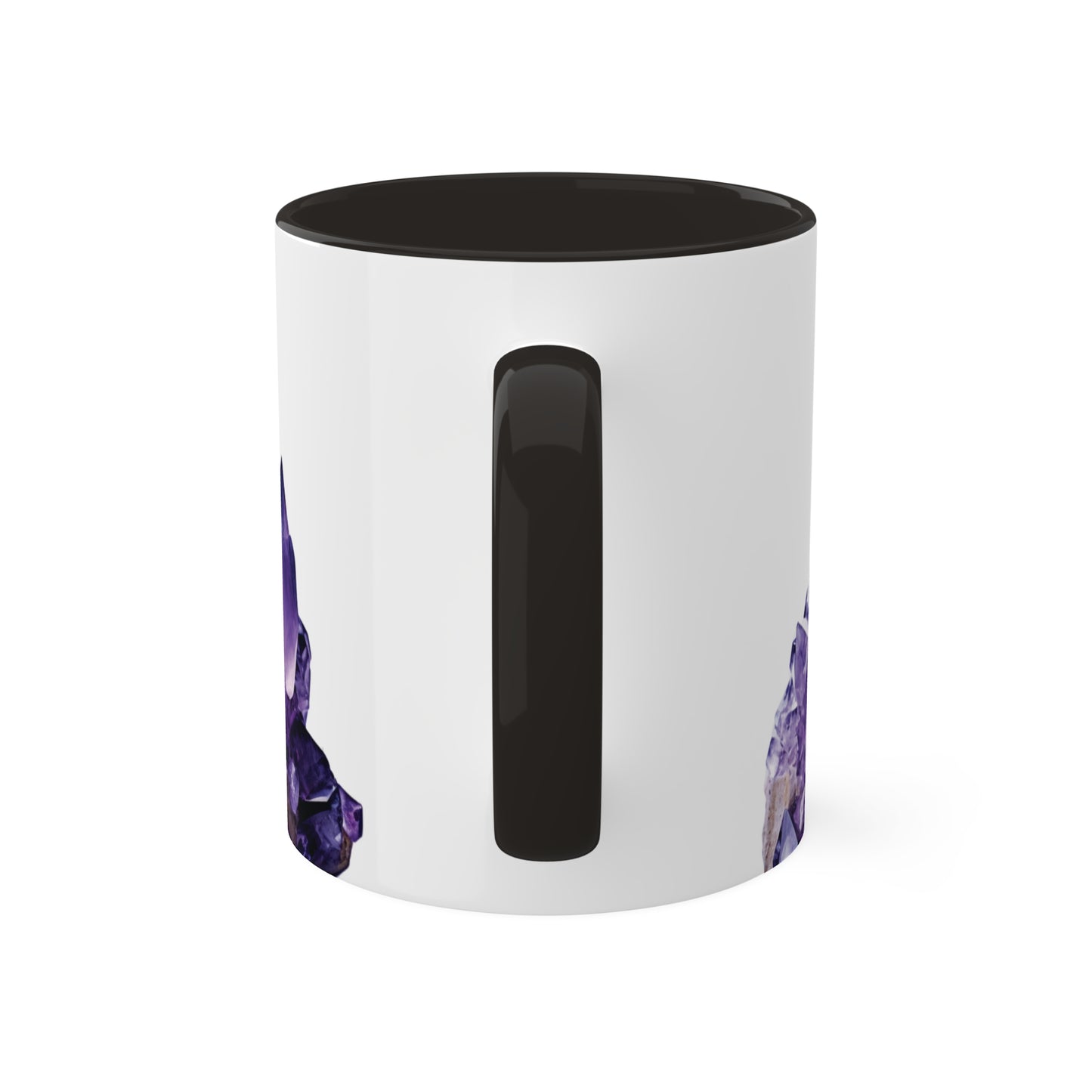 Amethyst Crystal Birthstone Coffee Cup - Energize Your Mornings with Gemstone Elegance