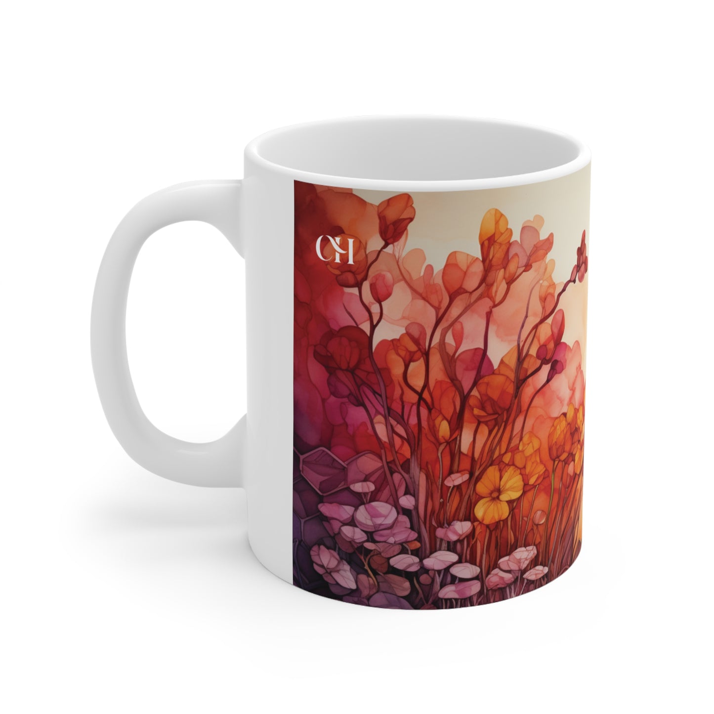 Chroma Mystic Ceramic Coffee Cup - Color Therapy Gift