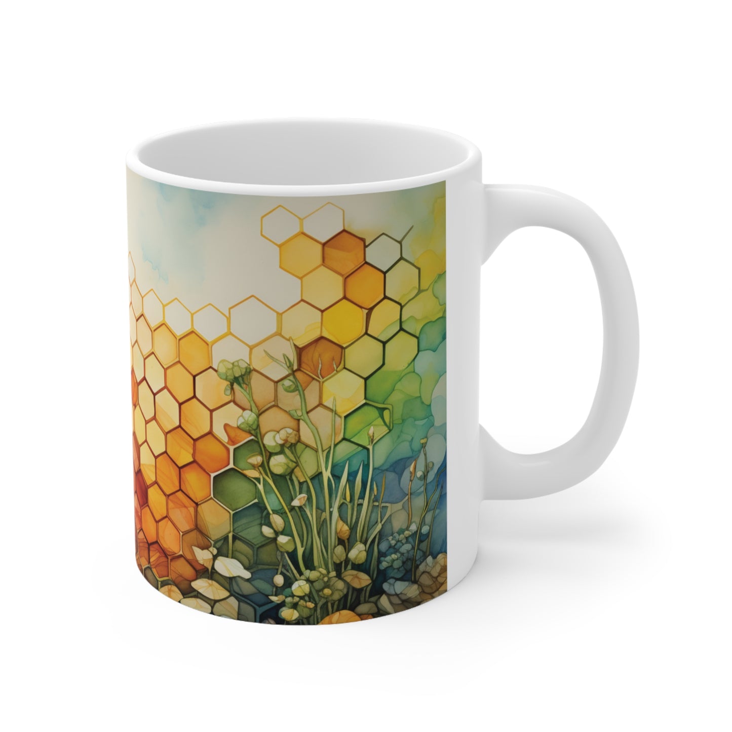 Chroma Mystic Ceramic Coffee Cup - Color Therapy Gift