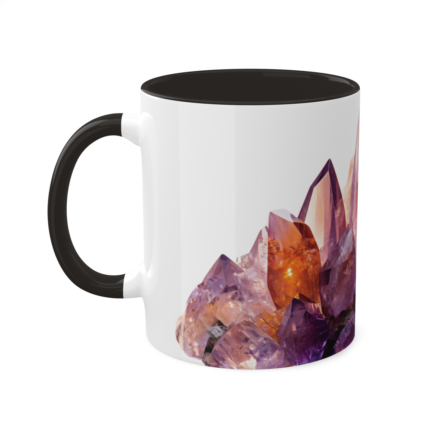 Ametrine Crystal Birthstone Coffee Cup - Energize Your Mornings with Gemstone Elegance