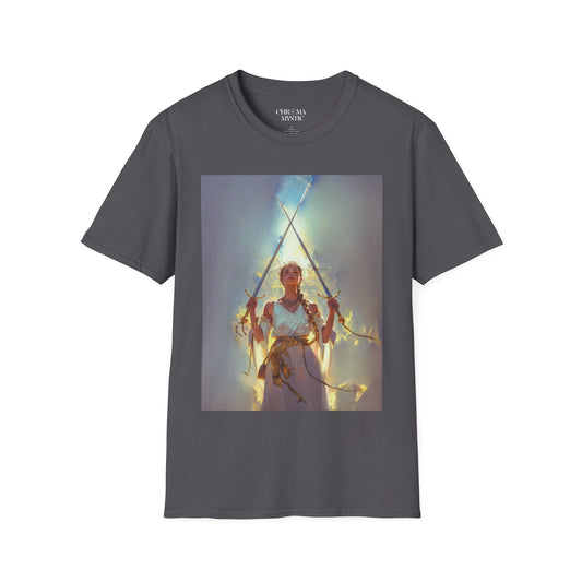 Two of Swords T-Shirt - Tarot Threads by Chroma Mystic