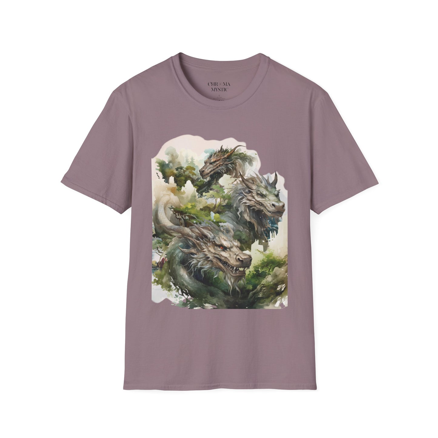 Wood Dragon T-Shirt - Non Binary Queer Threads by Chroma Mystic