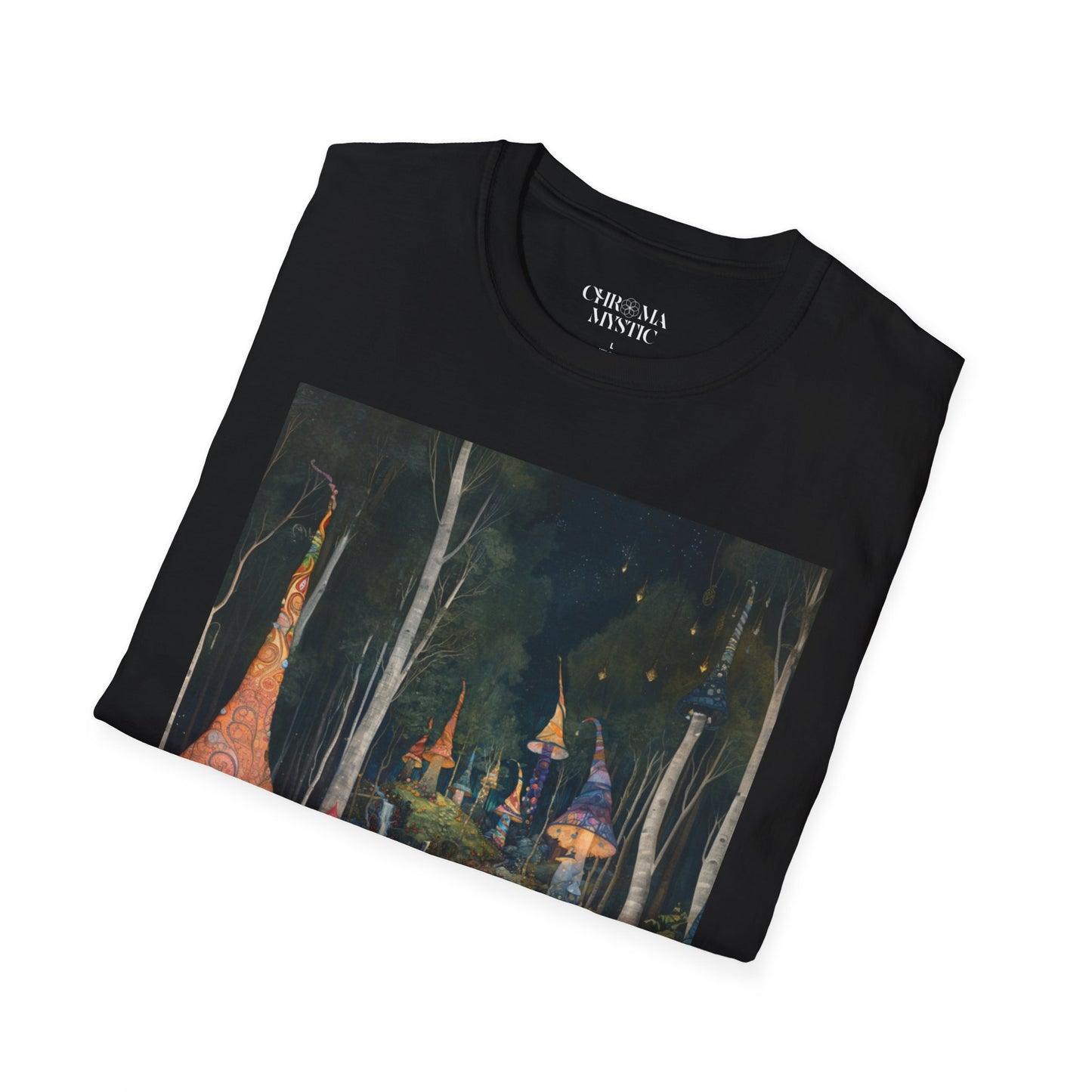 Gnome-Witch Village T-Shirt - Fantasy City Threads by Chroma Mystic