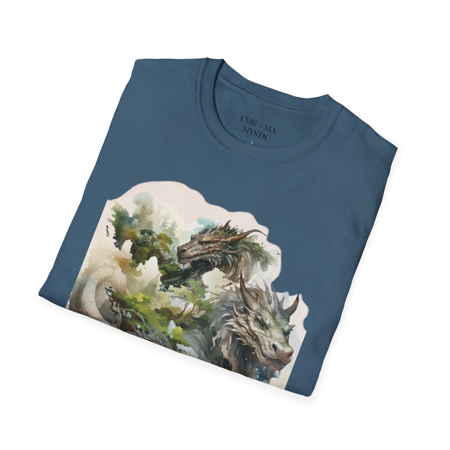 Wood Dragon T-Shirt - Non Binary Queer Threads by Chroma Mystic