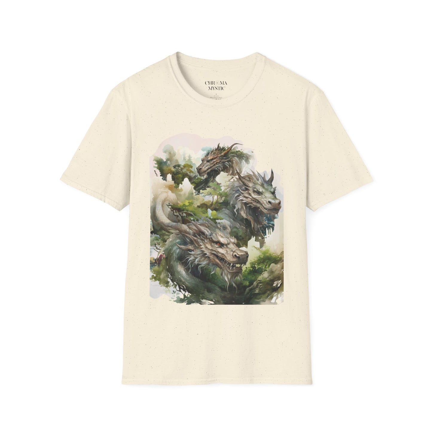 Wood Dragon T-Shirt - Non Binary Queer Threads by Chroma Mystic