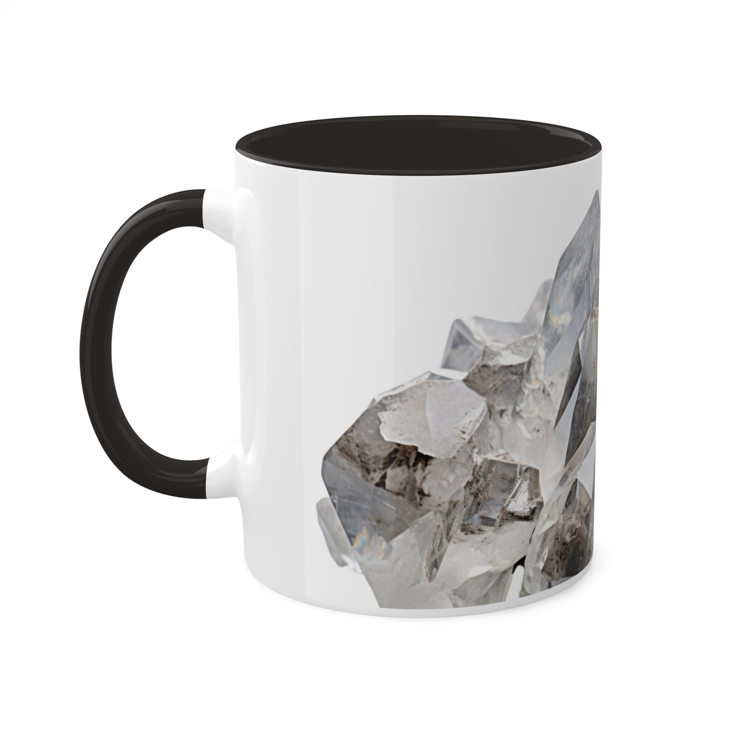 Herkimer Diamond Crystal Birthstone Coffee Cup - Energize Your Mornings with Gemstone Elegance