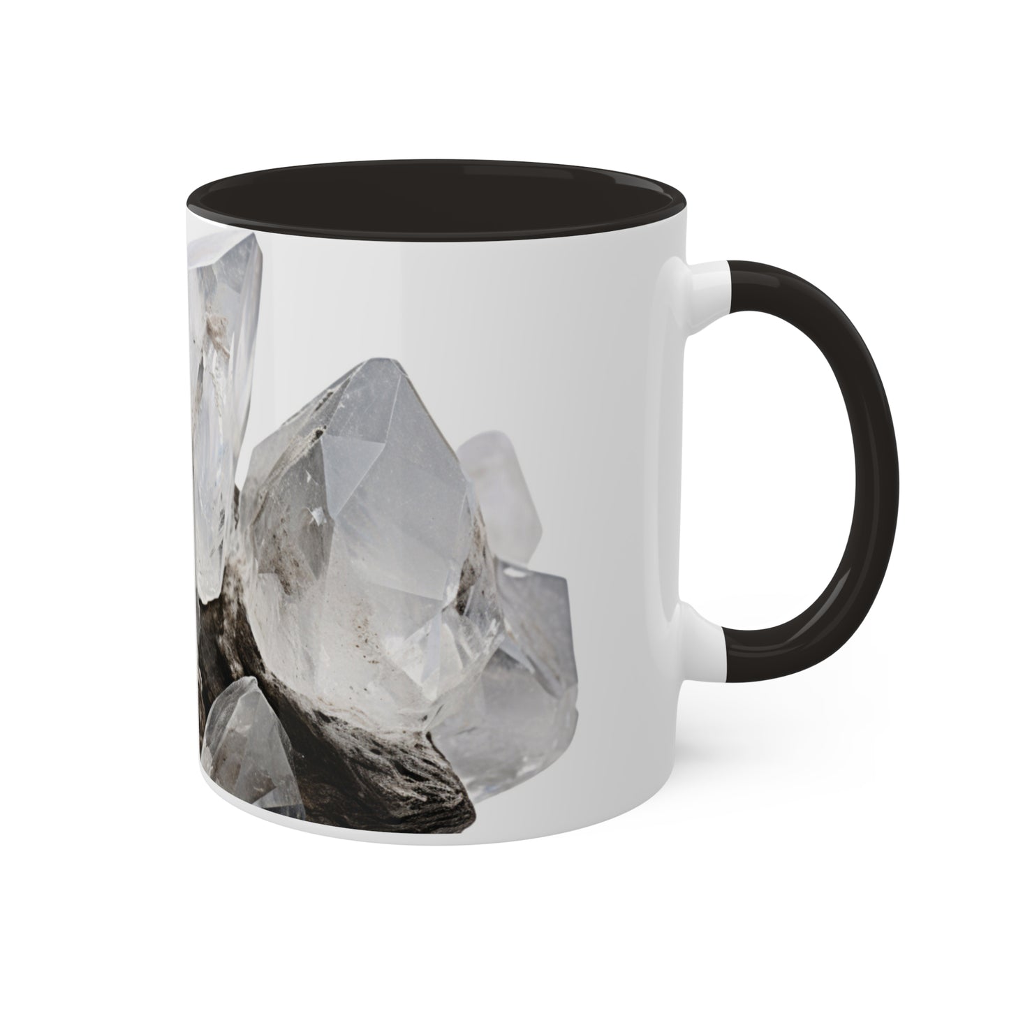 Herkimer Diamond Crystal Birthstone Coffee Cup - Energize Your Mornings with Gemstone Elegance