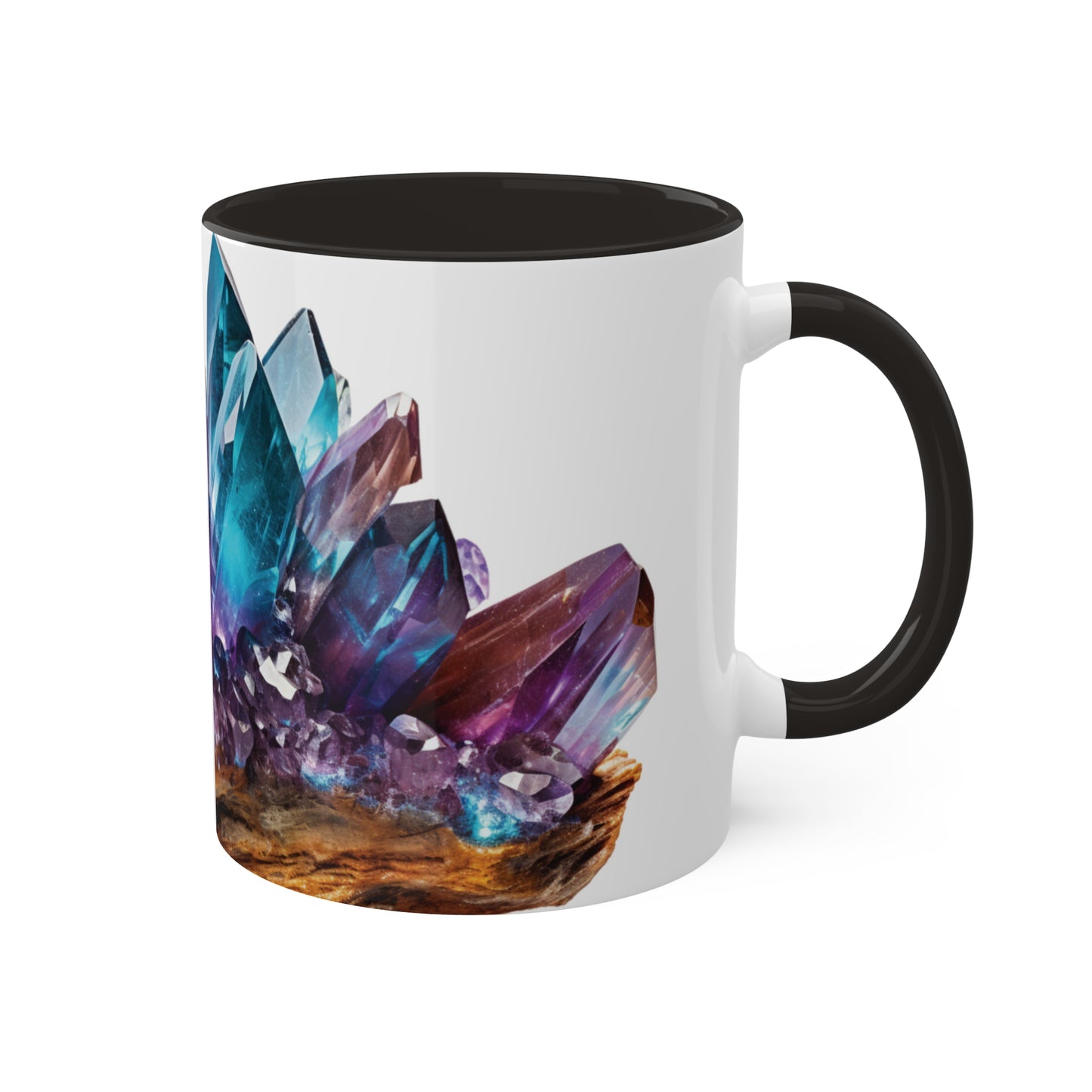 Alexandrite Crystal Birthstone Coffee Cup - Energize Your Mornings with Gemstone Elegance