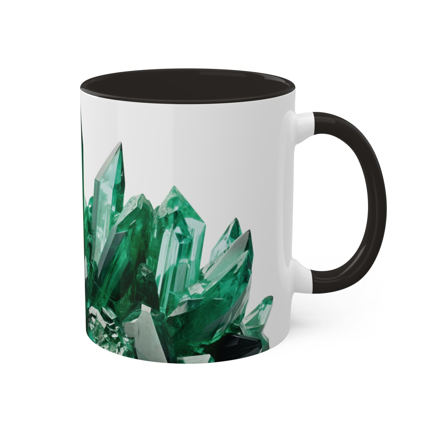 Emerald Crystal Birthstone Coffee Cup - Energize Your Mornings with Gemstone Elegance