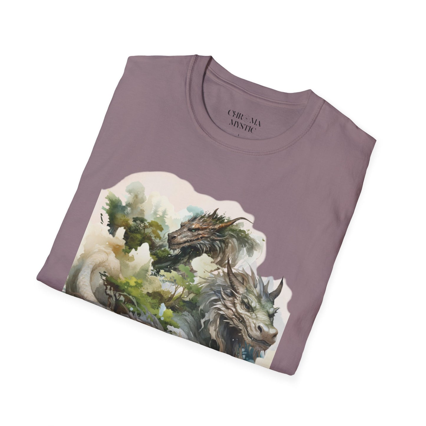 Wood Dragon T-Shirt - Non Binary Queer Threads by Chroma Mystic