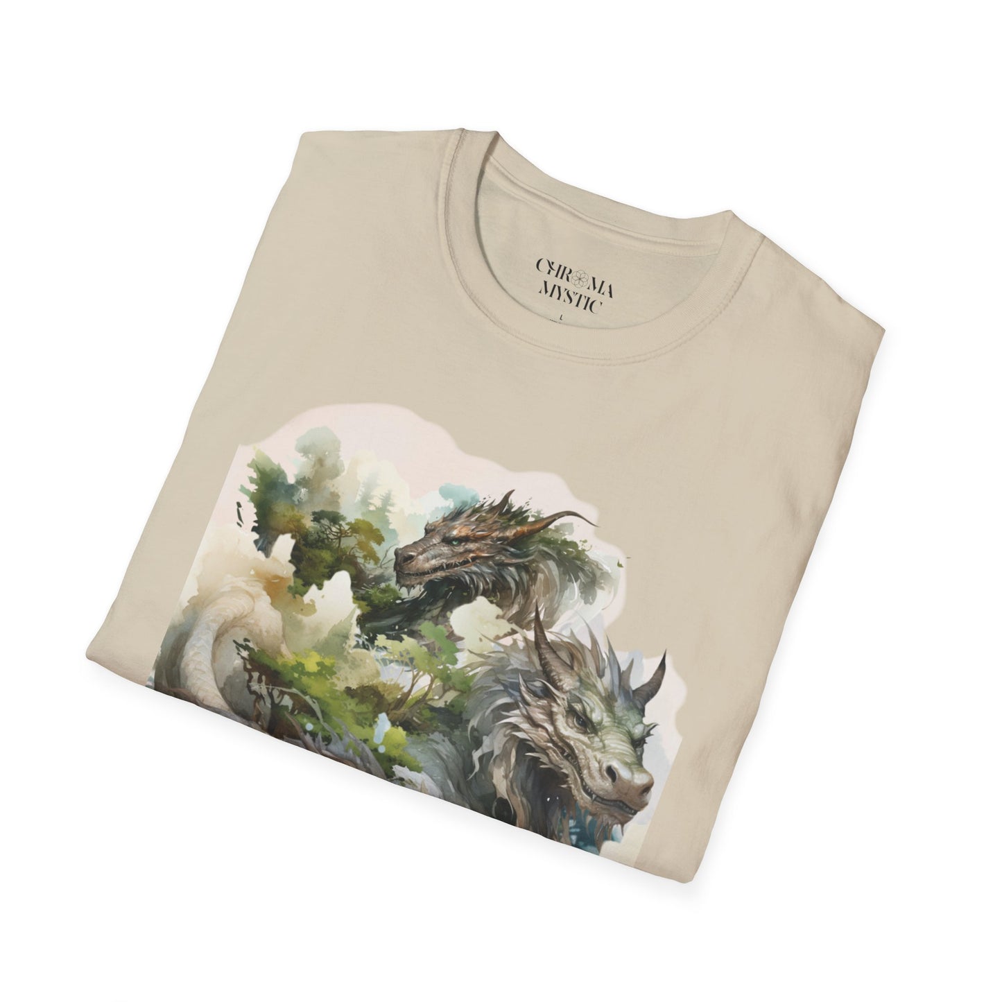 Wood Dragon T-Shirt - Non Binary Queer Threads by Chroma Mystic